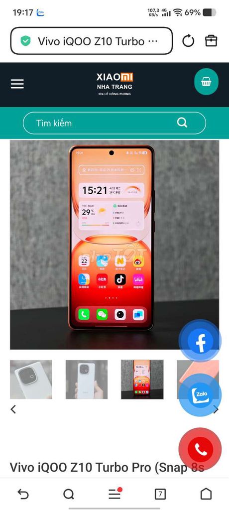 Vivo iQOO Z10 Turbo Pro 256GB Cam. Mua bán Điện thoại tại Thành phố Thái Bình Thái Bình được đăng bởi Tử Khổng hình 1