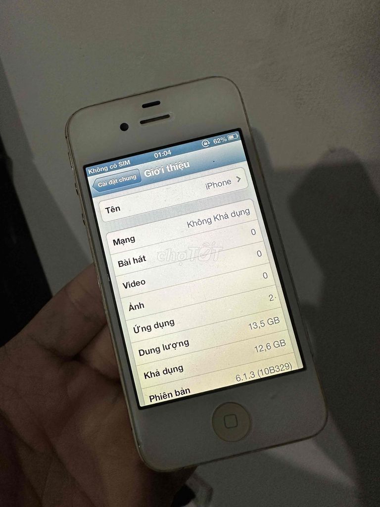 Apple iPhone 4s 16GB trắng quốc tế iOS 6. Mua bán Điện thoại tại Huyện Hóc Môn Tp Hồ Chí Minh được đăng bởi iRetro hình 1
