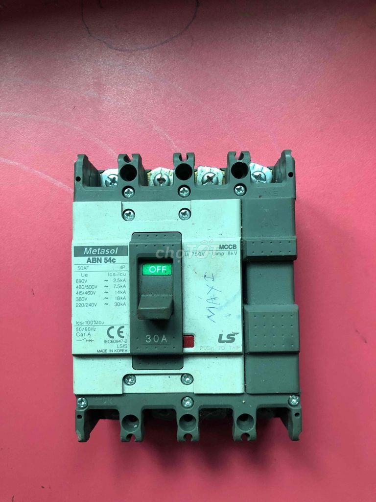 Aptomat LS ABN 54c 30A 4P. Mua bán Đồ chuyên dụng, Giống nuôi trồng tại Huyện Quốc Oai Hà Nội được đăng bởi vui vẻ mỗi ngày hình 1