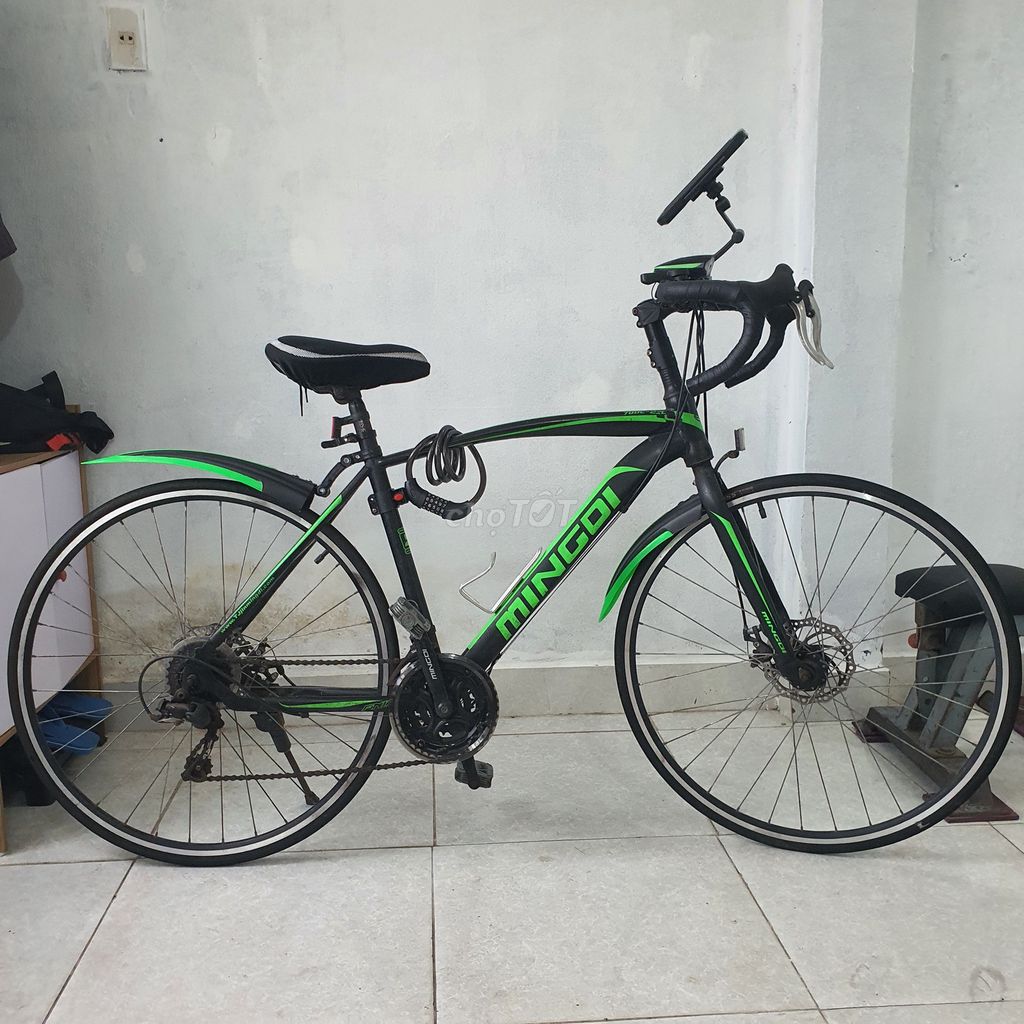 Xe Đạp Mingdi Đã Lên Đầy Đủ Phụ Kiện, Chỉ Việc Đi. Mua bán Xe đạp tại Quận Ngũ Hành Sơn Đà Nẵng được đăng bởi Tris Lee hình 1
