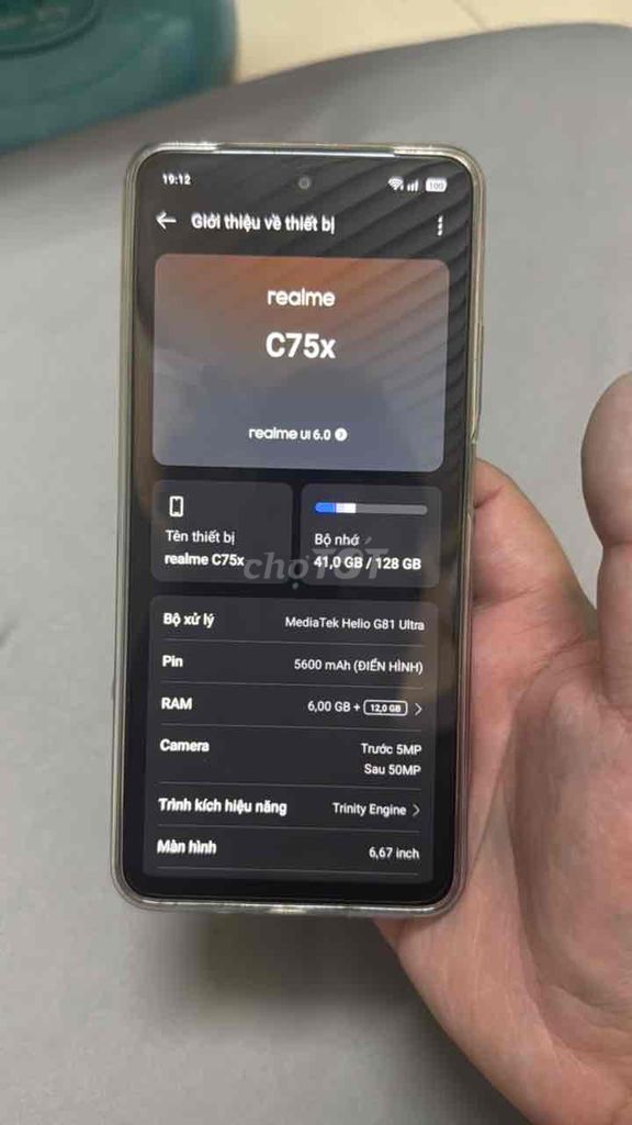 Realme C75x 128GB Xám 99% mới. Mua bán Điện thoại tại Thành phố Long Khánh Đồng Nai được đăng bởi Nguyễn thành luân hình 1