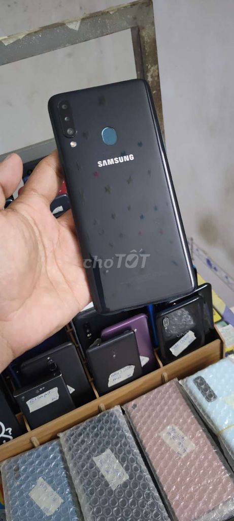 Samsung A20s, ram 4gb, 64gb. Mua bán Điện thoại tại Quận Gò Vấp Tp Hồ Chí Minh được đăng bởi A LONG   nhận thanh toán THẺ TÍN DỤNG hình 1