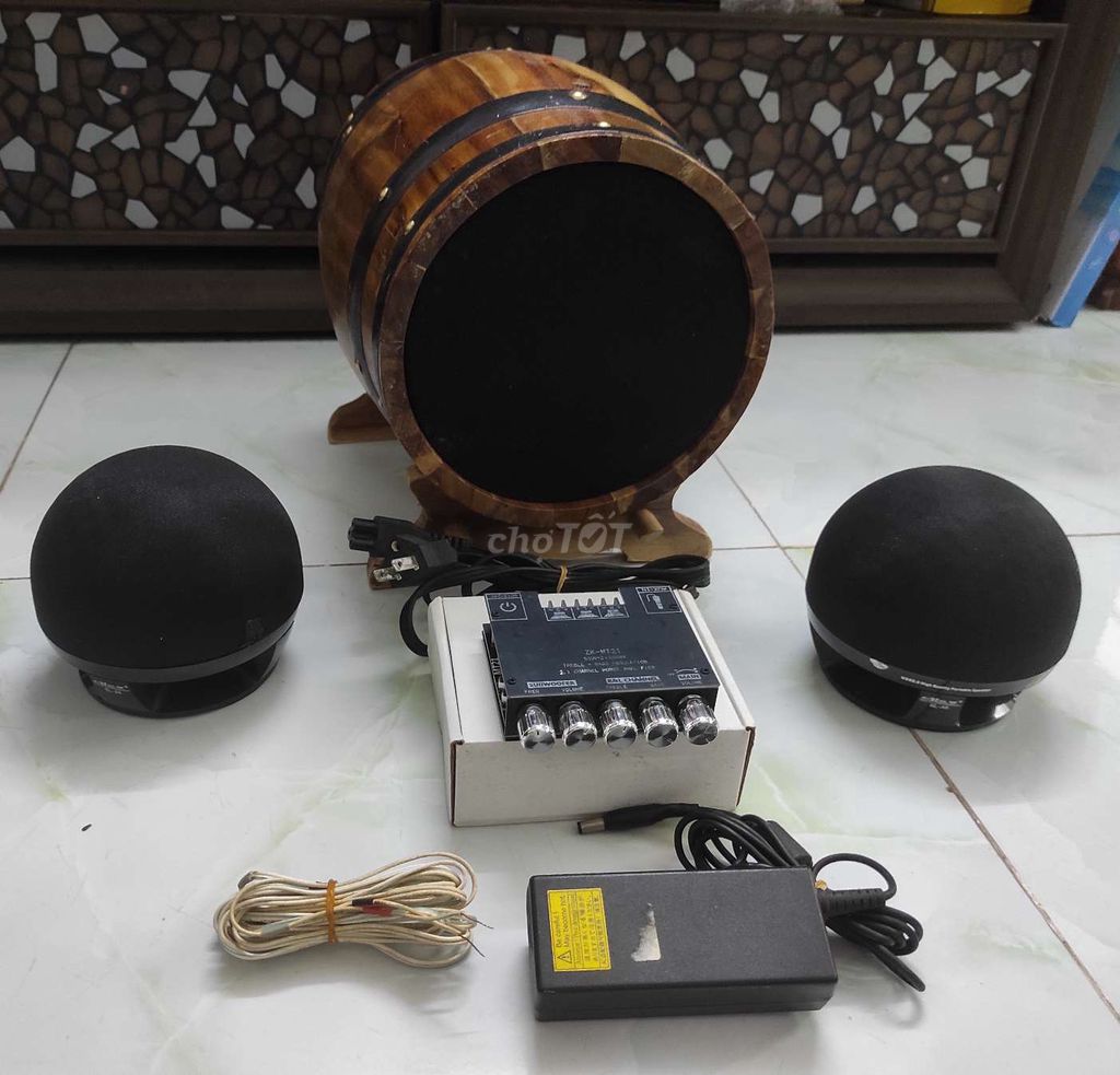 Dàn âm thanh MT21 Gỗ kim loại Thùng rượu. Mua bán Tivi, Âm thanh tại Quận 12 Tp Hồ Chí Minh được đăng bởi Nguyễn thanh Bình hình 1