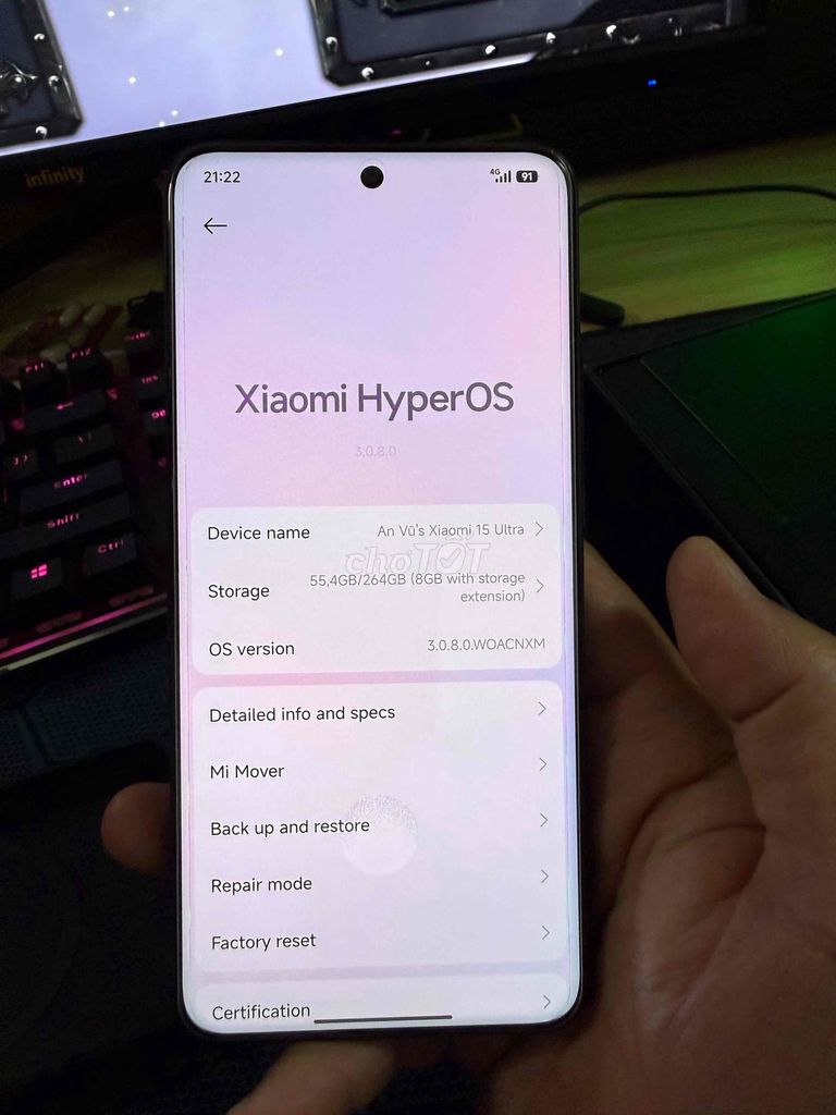 Xiaomi 15 Ultra 256GB Đen. Mua bán Điện thoại tại Huyện Bù Gia Mập Bình Phước được đăng bởi An Vũ hình 1
