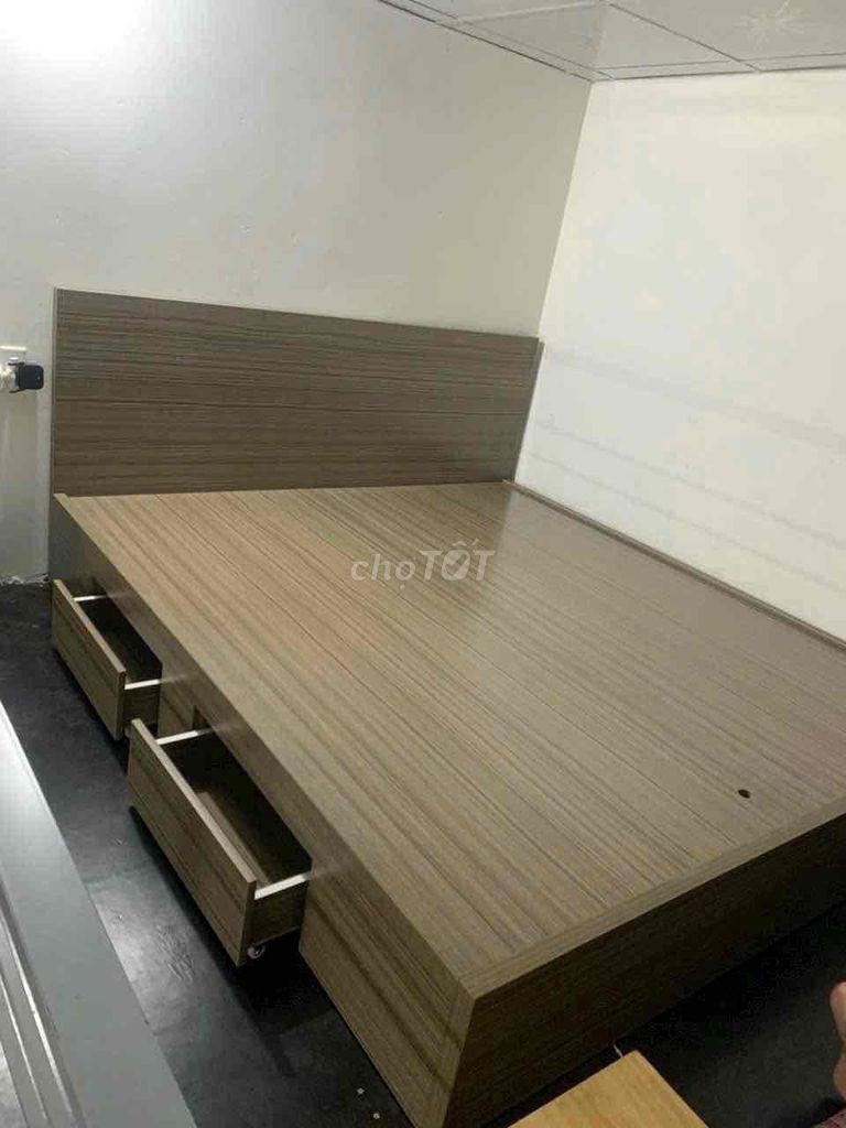 Giường hộp Gỗ MDF Nhiều màu Có ngăn xếp. Mua bán Giường, chăn ga gối nệm tại Thành phố Buôn Ma Thuột Đắk Lắk được đăng bởi Kun NT hình 1