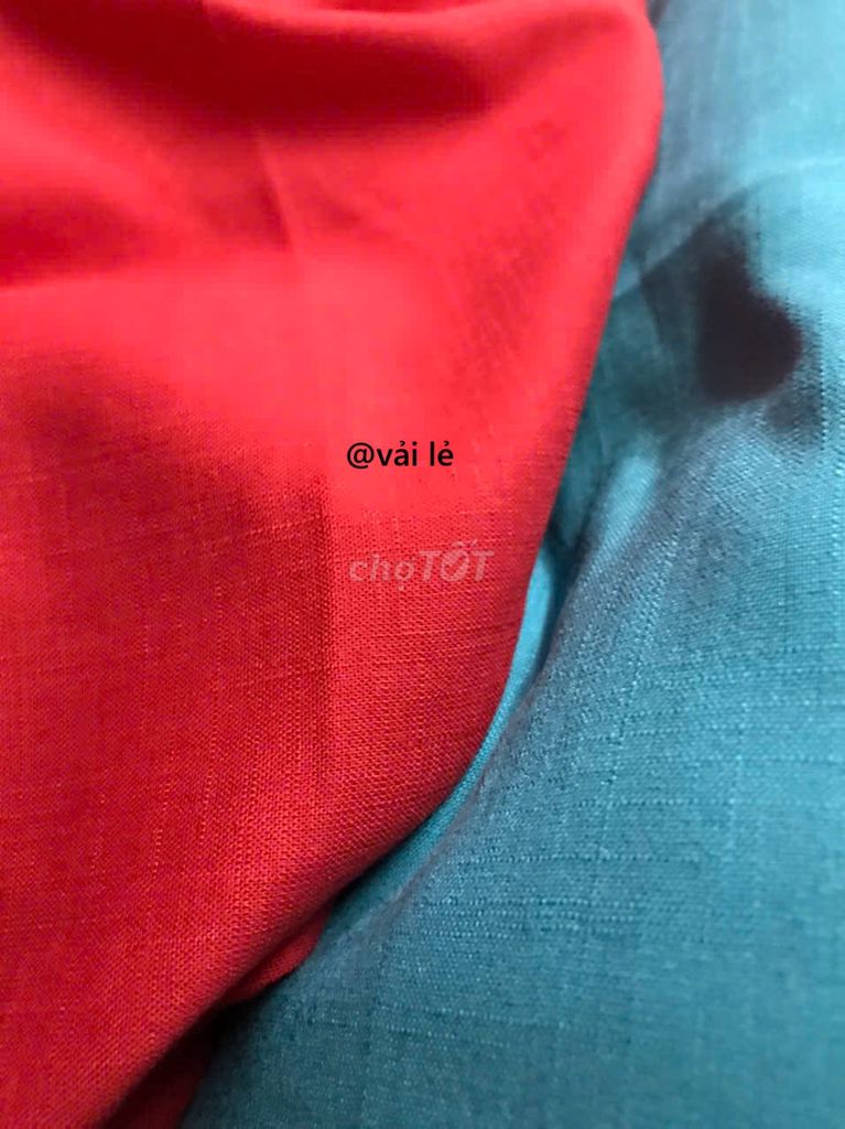 Vải Linen Đỏ Xanh ngọc. Mua bán Quần áo tại Thành phố Qui Nhơn Bình Định được đăng bởi VẢI LIÊN QUY NHƠN hình 1