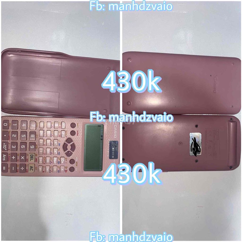 Máy tính Casio fx-580 Hồng. Mua bán Đồ dùng văn phòng tại Quận Tân Phú Tp Hồ Chí Minh được đăng bởi Mạnh hình 1