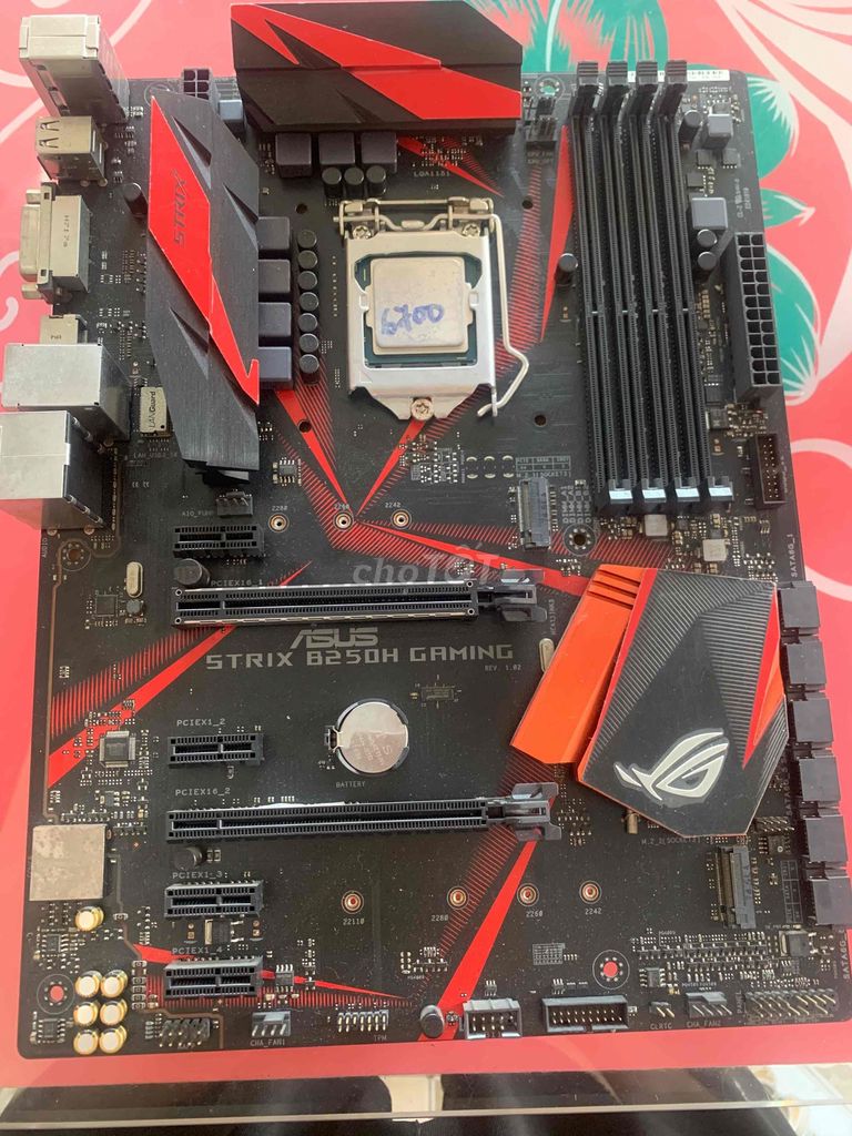 Bo mạch chủ Asus STRIX B250H GAMING. Mua bán Linh kiện (RAM, Card...) tại Huyện Núi Thành Quảng Nam được đăng bởi too hình 1