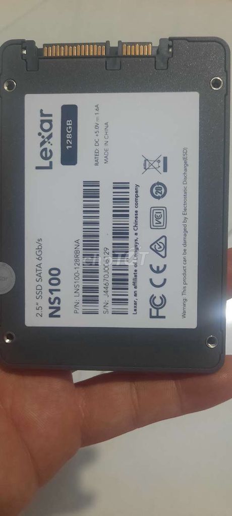 Ổ cứng SSD Lexar NS100 128GB Đã sử dụng. Mua bán Linh kiện (RAM, Card...) tại Quận 12 Tp Hồ Chí Minh được đăng bởi Nội Thất Ngôi Nhà Xanh  hình 1