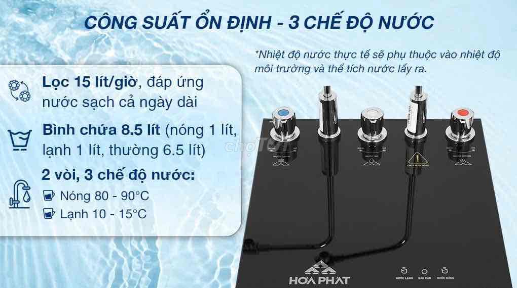 Máy lọc nước RO nóng nguội lạnh Hoà Phát HPN635. Mua bán Nội thất, đồ gia dụng khác tại Thành phố Dĩ An Bình Dương được đăng bởi cẫm giang nguyễn hình 3