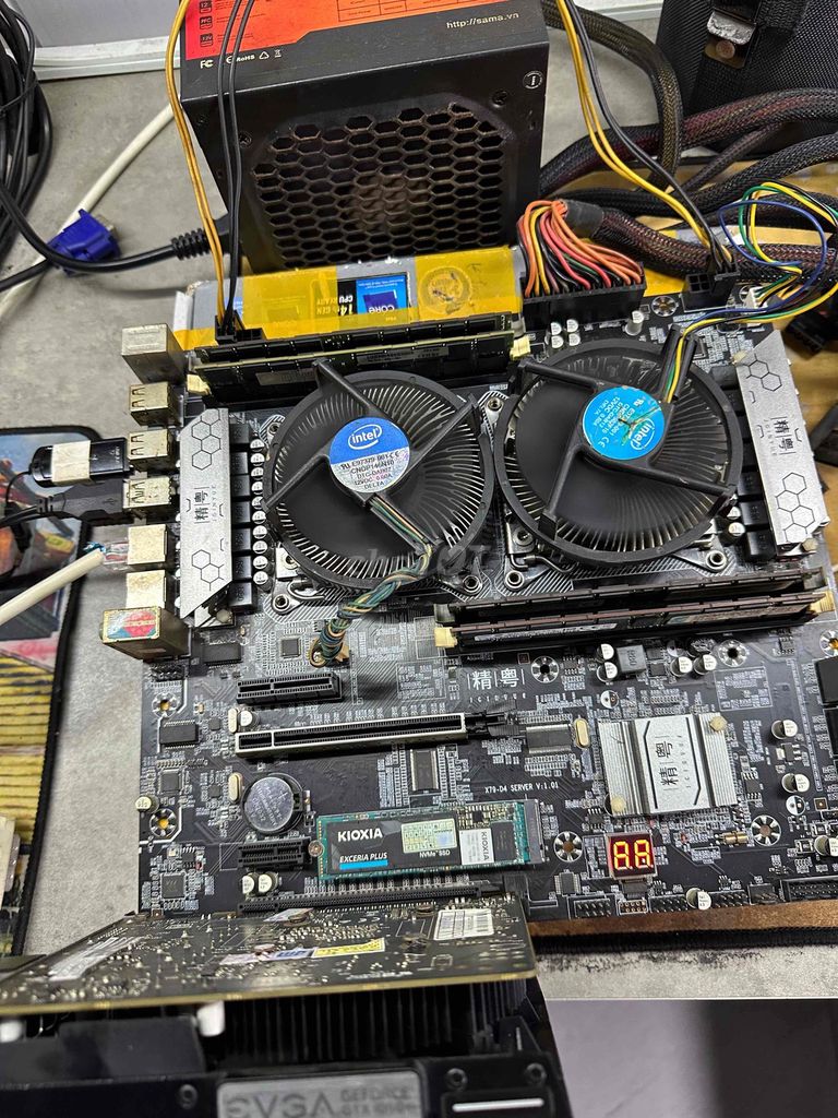 Mainboard X79 dual 2670v2 DDR3 ECC 32GB. Mua bán Linh kiện (RAM, Card...) tại Thị xã La Gi Bình Thuận được đăng bởi Hải Phạm hình 1