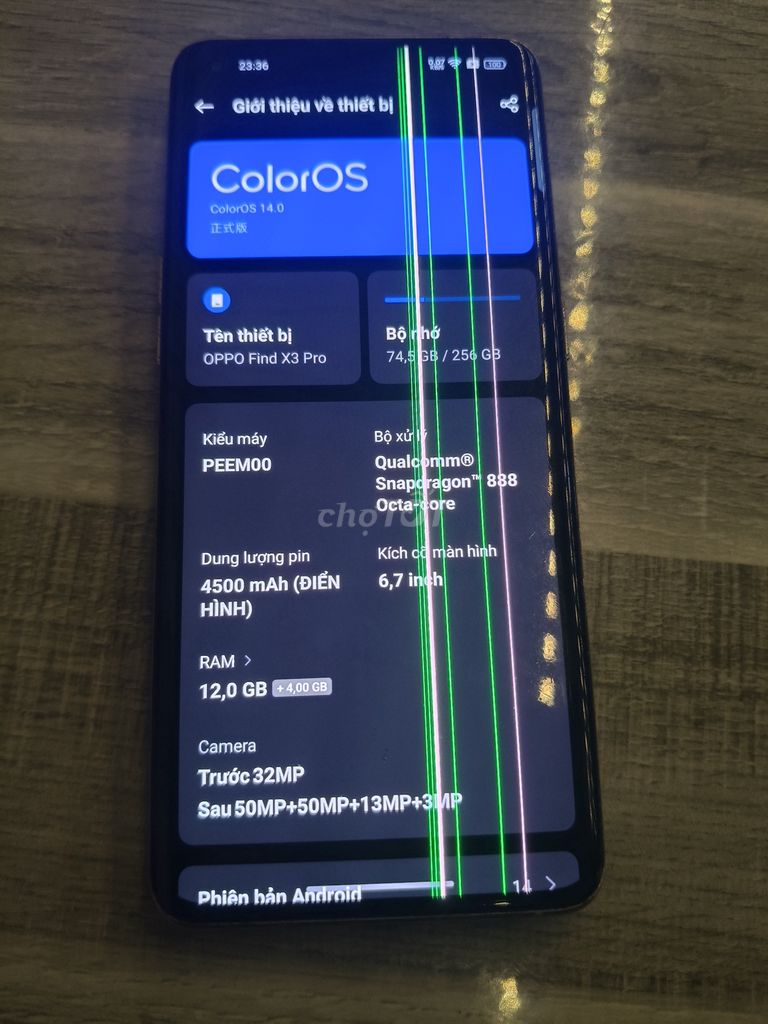 OPPO Find X3 Pro 256GB Vàng. Mua bán Điện thoại tại Quận Bình Thuỷ Cần Thơ được đăng bởi Bán điện thoại hình 1