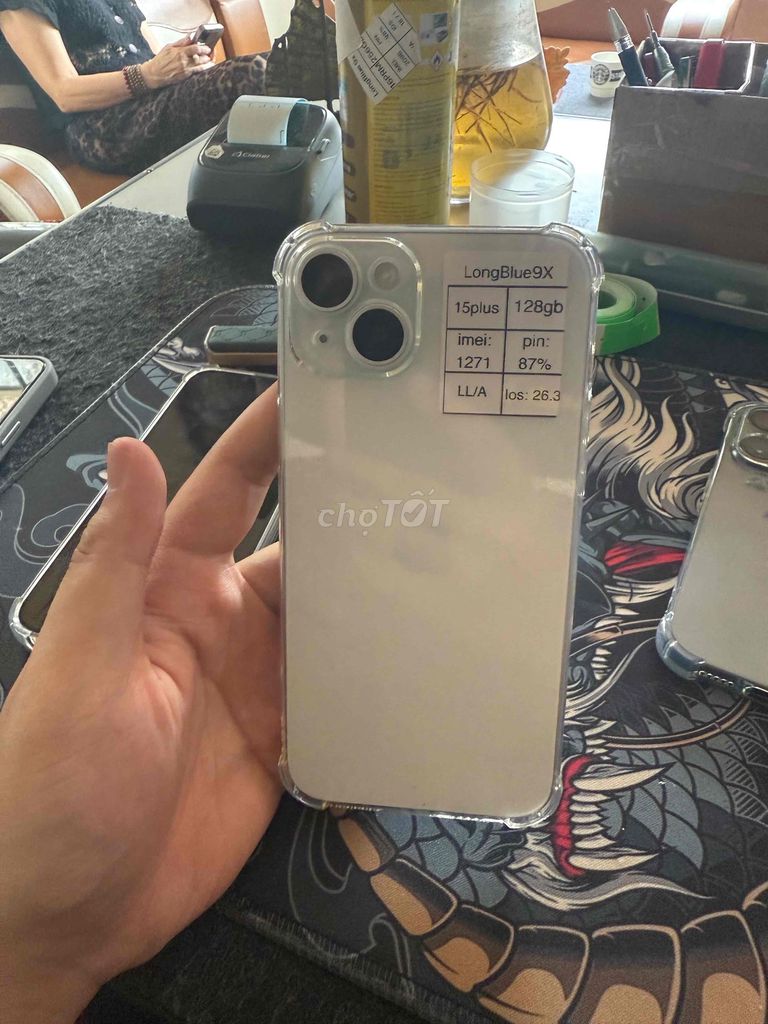 iPhone 15 Plus 128GB Trắng. Mua bán Điện thoại tại Quận Cầu Giấy Hà Nội được đăng bởi Long blue 9x hình 1