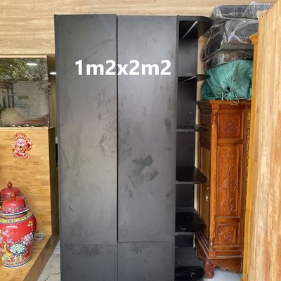 Tủ quần áo gỗ MDF liền kệ 1m2x2m2 lõi xanh cao cấp. Mua bán Tủ, kệ gia đình tại Quận 6 Tp Hồ Chí Minh được đăng bởi Nội Thất Thanh Lý Giá Rẻ Nhất TP HCM