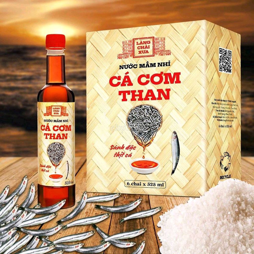 Nước Mắm Nhỉ Nhẵn Vàng Làng Chài Xưa - 500ml