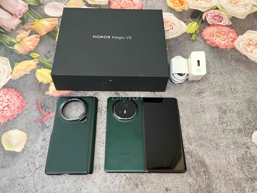 Honor Magic V3 Xanh 512GB fullbox BH Hãng 26/01/27. Mua bán Điện thoại tại Quận Thanh Khê Đà Nẵng được đăng bởi Bèo Mobile Store hình 1