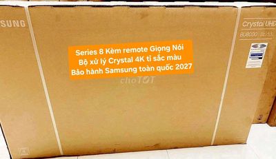 TV 4K Samsung 65BU8000 65in Giọng Nói BảoHành 2027. Mua bán Tivi, Âm thanh tại Quận 8 Tp Hồ Chí Minh được đăng bởi Nguyen nguyen