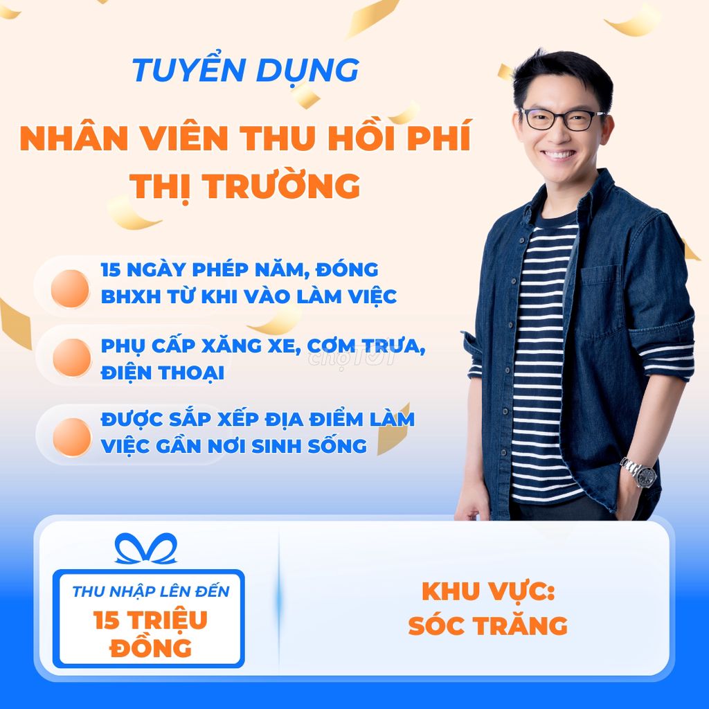 Nhân Viên Thu Hồi Phí Tại Địa Bàn - Sóc Trăng