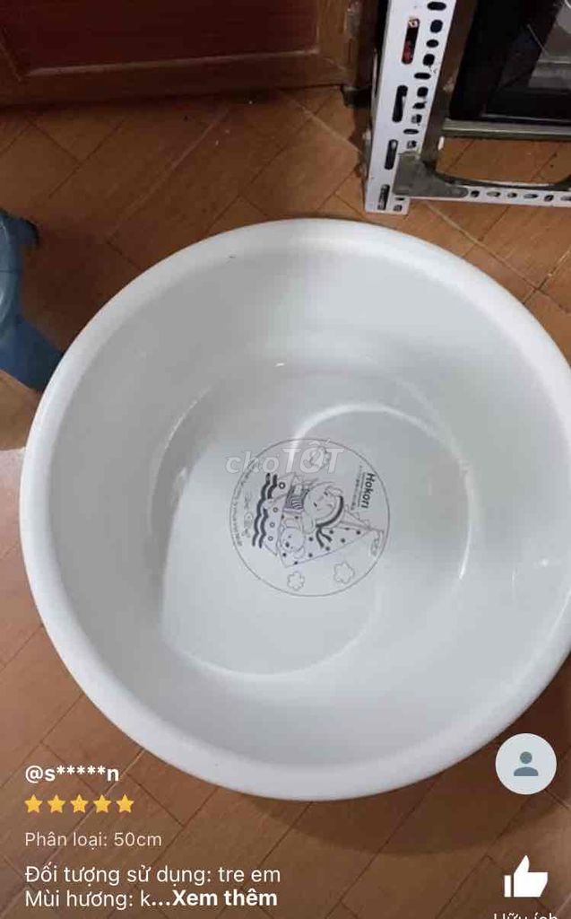 Chậu Hokori Trắng 50cm Trẻ em. Mua bán Mẹ và bé tại Huyện Thanh Trì Hà Nội được đăng bởi Kiều Trang Nguyễn hình 1