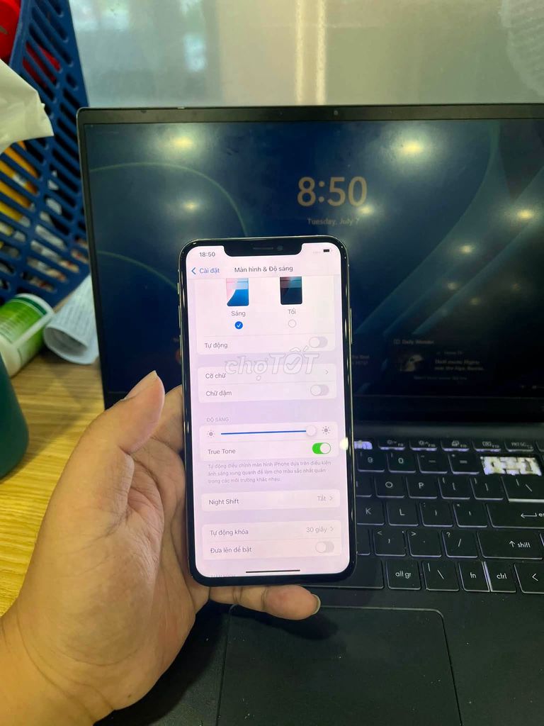 Apple iPhone XS Max Trắng Đã sử dụng Mất Face ID. Mua bán Điện thoại tại Quận 1 Tp Hồ Chí Minh được đăng bởi Hội Đồ Điện Tử hình 1