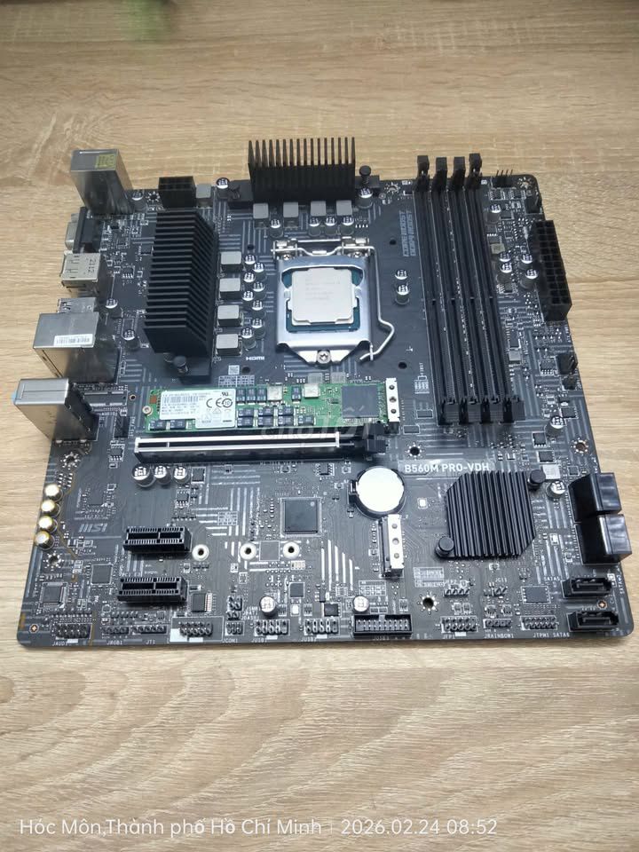 Combo B560M + CPU i3 10105 +Samsung SSD NVMe 480GB. Mua bán Linh kiện (RAM, Card...) tại Huyện Hóc Môn Tp Hồ Chí Minh được đăng bởi Nguyễn Hữu Thịnh hình 1