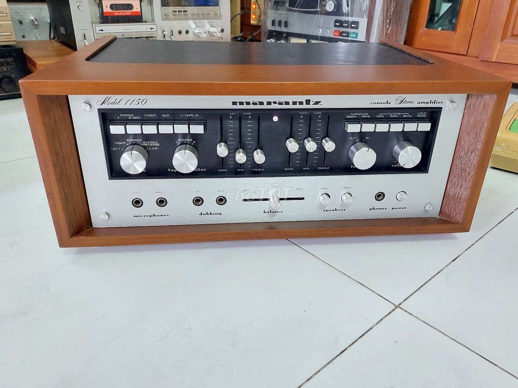 Bán amply marantz 1150 chạy 4 sò nhôm cs 180w