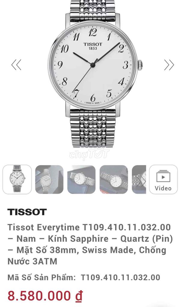 Hải Triều Watch Tissot Swiss, Thanh Lý Đón Xuân