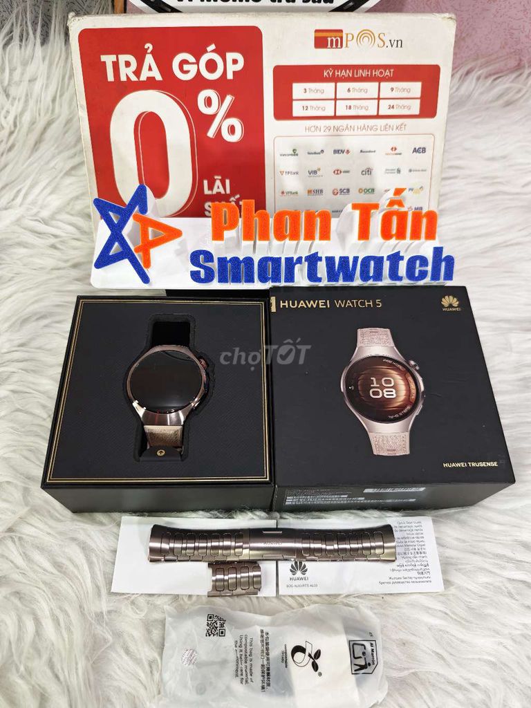 Huawei Watch 5 42mm Be. Mua bán Thiết bị đeo thông minh tại Quận Tân Phú Tp Hồ Chí Minh được đăng bởi Phan Tấn SmartWatch hình 1
