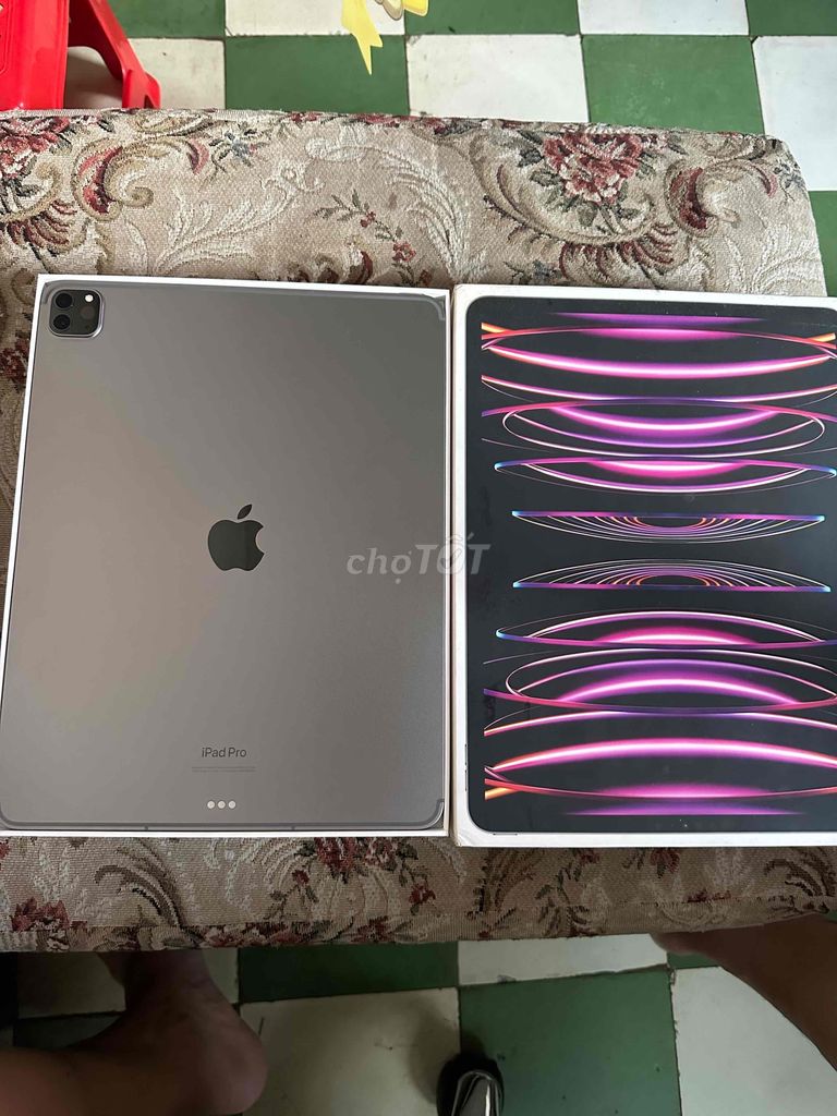 IPad Pro 12.9inh 128G 5G M2 2022 máy zin đẹp keng