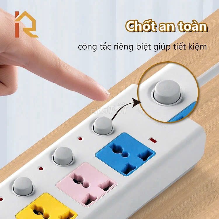 Ổ cắm điện Con Voi 4 ổ 2 USB 2m. Mua bán Nội thất, đồ gia dụng khác tại Quận 8 Tp Hồ Chí Minh được đăng bởi SHOP HOÀNG DUNG  hình 1