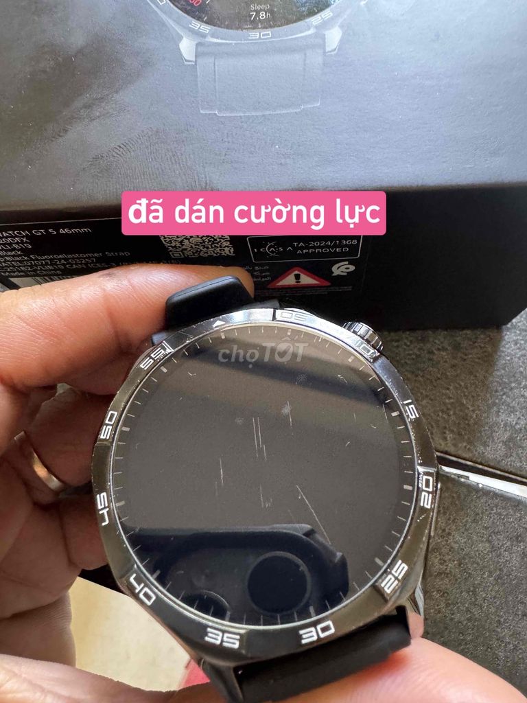 Huawei GT 5 Đen Đã qua sử dụng. Mua bán Thiết bị đeo thông minh tại Quận Cẩm Lệ Đà Nẵng được đăng bởi Huawei Chính Hãng Đà Nẵng zz Mua và Bán Đồng Hồ Mới Cũ zz  hình 1