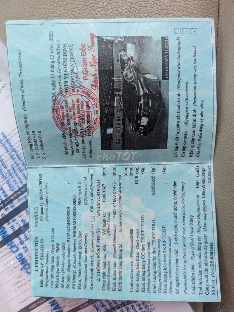 BMW 5 Series 2***00 km. Mua bán Ô tô tại Thành phố Thủ Đức Tp Hồ Chí Minh được đăng bởi Gặp a Mười  hình 11