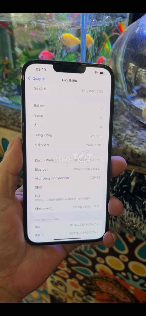 iPhone 13 Pro Max 256GB VN/A mua ở FPT mới 99%