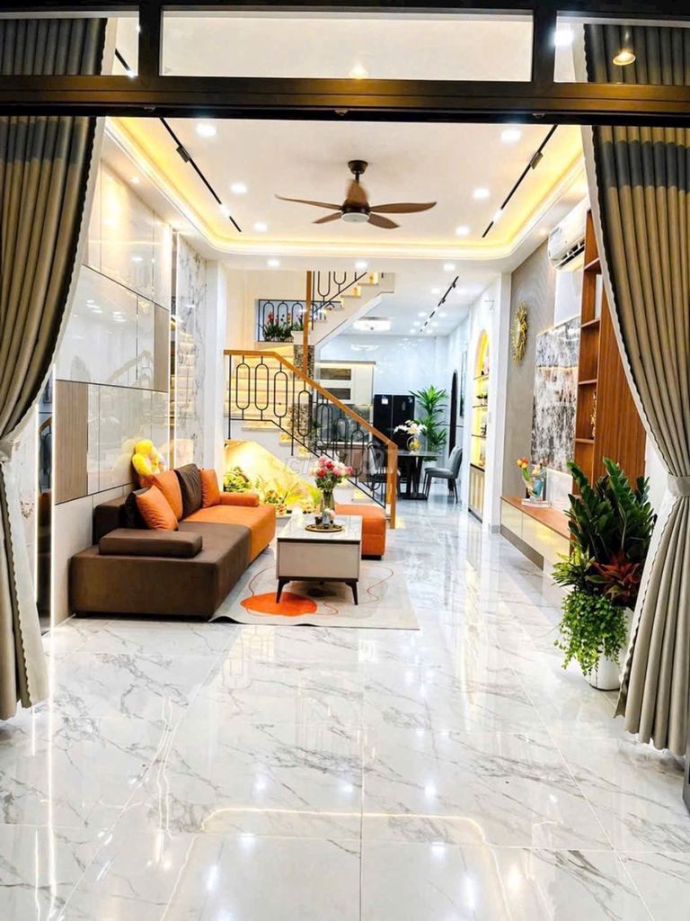 Huỳnh Tấn Phát Q7, Nhà mới 2 tầng 3pn full NT, Hẻm 4m, 4x16.5m, 5.8 tỷ