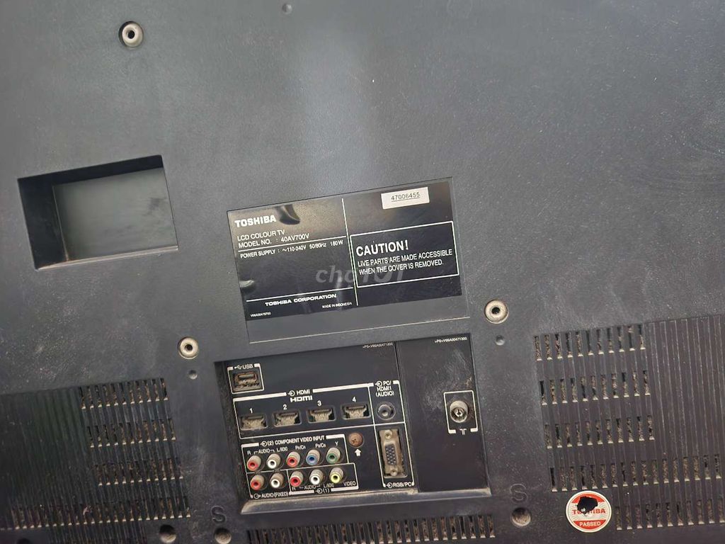 Tivi Toshiba 40inch còn mới chưa sửa chữa. Mua bán Tivi, Âm thanh tại Quận Thanh Xuân Hà Nội được đăng bởi Lộc  hình 1