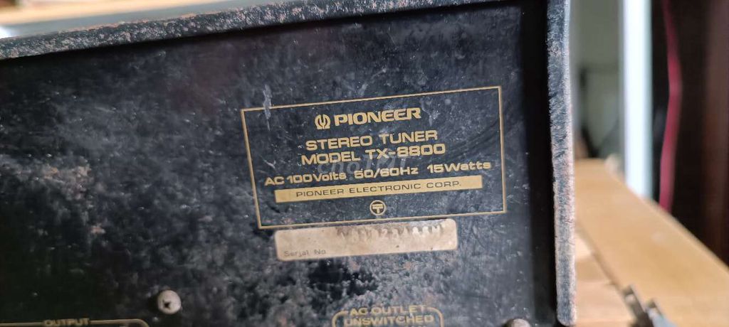 Thanh lý tuner pioneer 8800 đèn vàng kim VU