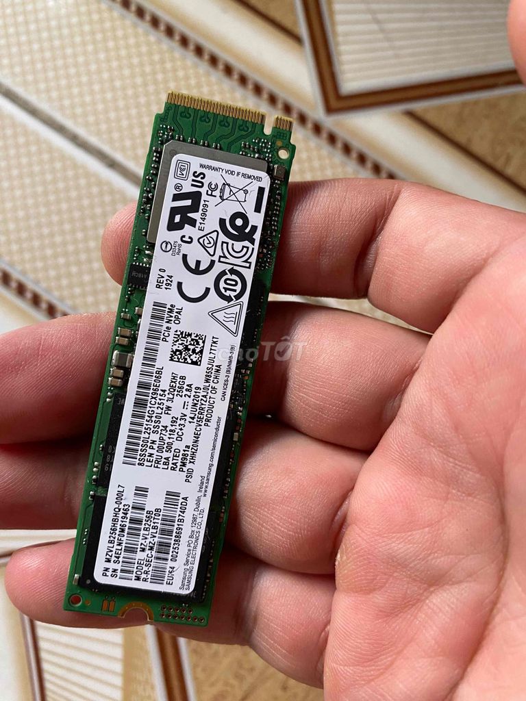 SSD Nvme 256G Samsung zin đét us sẵn Win 10 Pro. Mua bán Linh kiện (RAM, Card...) tại Quận 1 Tp Hồ Chí Minh được đăng bởi Nguyễn hình 1