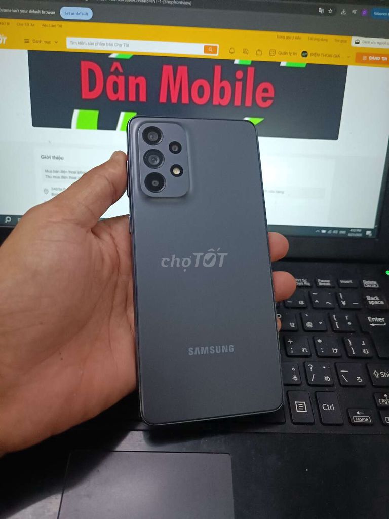 SAMSUNG A73 5G 8GB.128GB SNAP 778G ZIN ĐẸP. Mua bán Điện thoại tại Quận Bình Thạnh Tp Hồ Chí Minh được đăng bởi Dân Mobile hình 1