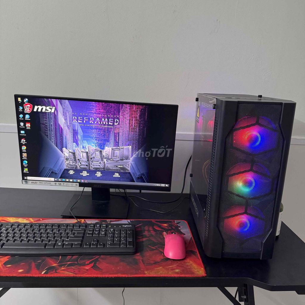 Montech i5-12400 16GB GTX 1660S 24 inch. Mua bán Máy tính để bàn tại Thành phố Thủ Đức Tp Hồ Chí Minh được đăng bởi Vương Nghị  hình 1