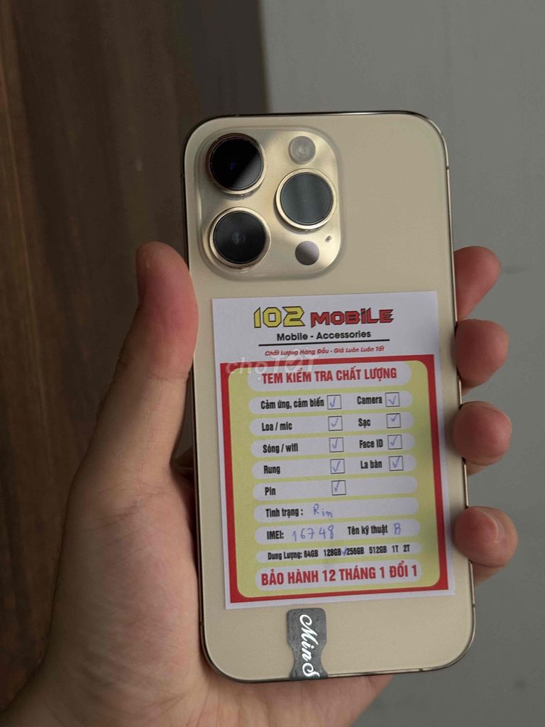 iPhone 14 Pro 128GB Vàng gold máy đẹp keng. Mua bán Điện thoại tại Thành phố Buôn Ma Thuột Đắk Lắk được đăng bởi Nguyễn Hoàng hình 1