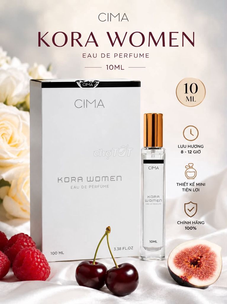 Nước hoa CIMA KORA WOMEN Nữ 10ml. Mua bán Nước hoa tại Thành phố Thủ Đức Tp Hồ Chí Minh được đăng bởi Phùng Thanh Nam hình 1