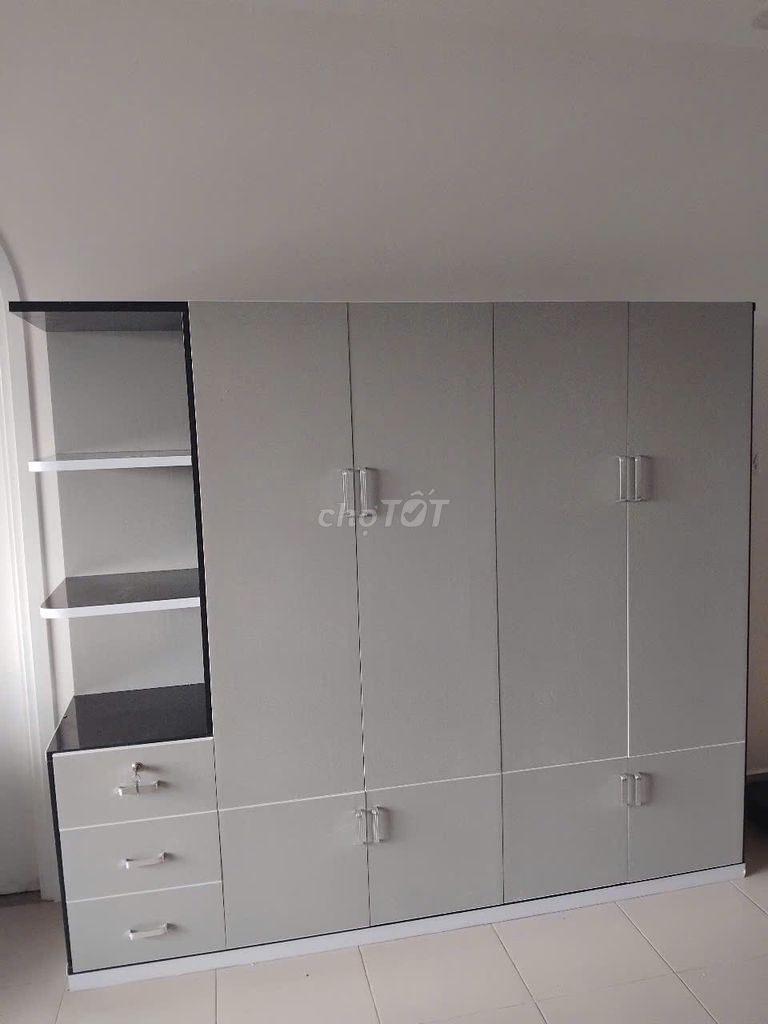 Tủ quần áo Nhựa Đài Loan Trắng 4 cánh 1 kệ. Mua bán Tủ, kệ gia đình tại Thành phố Biên Hòa Đồng Nai được đăng bởi Phương hoa hình 1