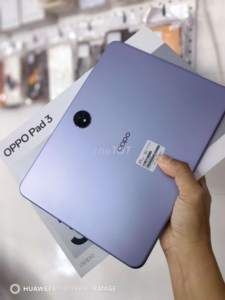OPPO Pad 3 Dimensity 8350 8GB/128GB 11.6 inch Tím. Mua bán Máy tính bảng tại Thành phố Long Xuyên An Giang được đăng bởi Bơ Store  Điện thoại xách tay hình 1