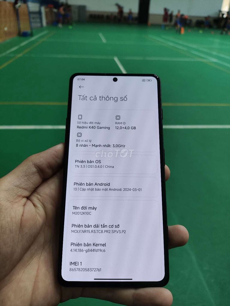 Xiaomi K40 Gaming 12GB/128GB Đen. Mua bán Điện thoại tại Quận Hà Đông Hà Nội được đăng bởi Ngô Quang Thành hình 1