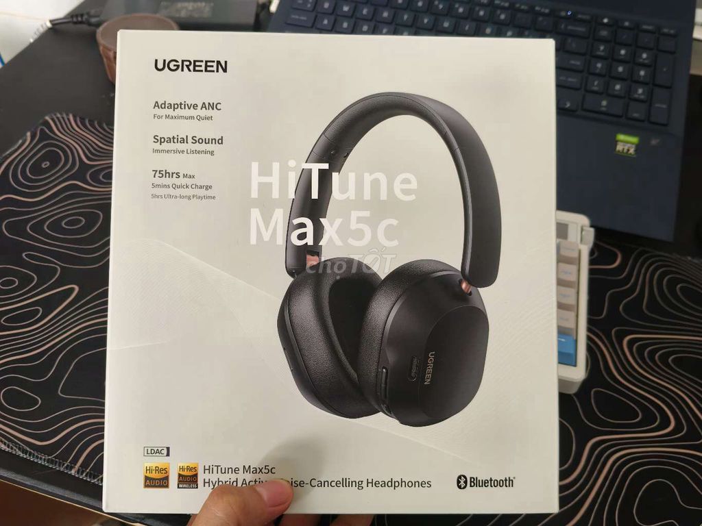 Tai nghe UGREEN HiTune Max5c Đen. Mua bán Tivi, Âm thanh tại Quận Bình Thuỷ Cần Thơ được đăng bởi Plewtx Boo hình 1