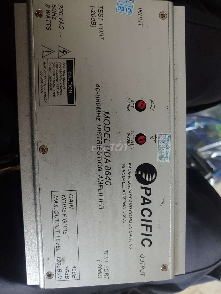 Bộ khuếch đại Pacific PDA 8640 Bạc. Mua bán Tivi, Âm thanh tại Thị xã Điện Bàn Quảng Nam được đăng bởi Hưng hình 1