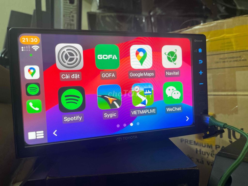 màn hình ô tô toyota cross 9ich có apple carplay. Mua bán Phụ tùng xe tại Quận Hà Đông Hà Nội được đăng bởi NỘI THẤT ÂM THANH Ô TÔ hình 1