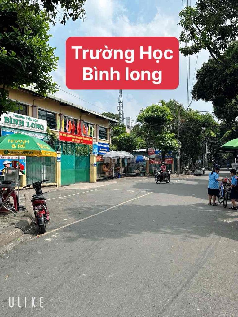 Bán nhà Chính chủ ngay trường học Bình long 3tầng