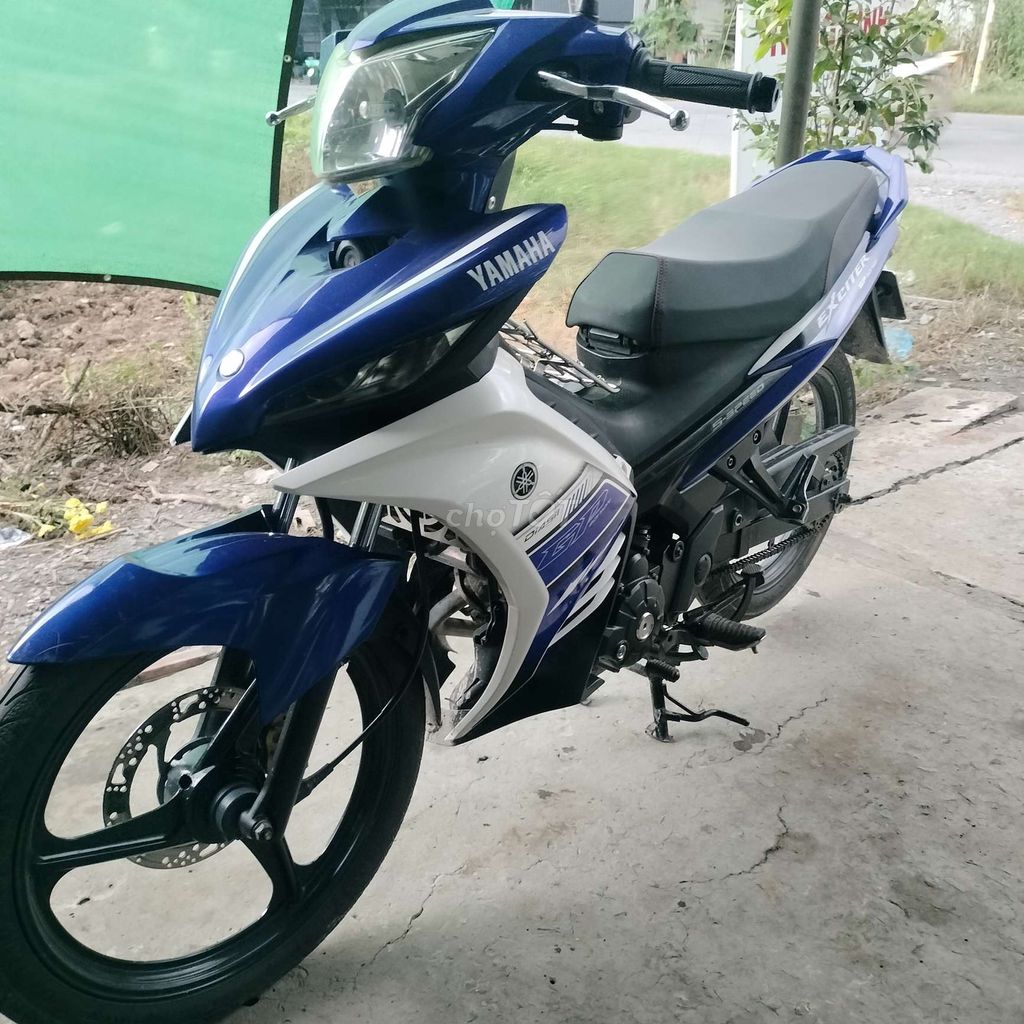 Yamaha Exciter 135 Xanh trắng. Mua bán Xe máy tại Huyện Thạnh Hóa Long An được đăng bởi tính  hình 2