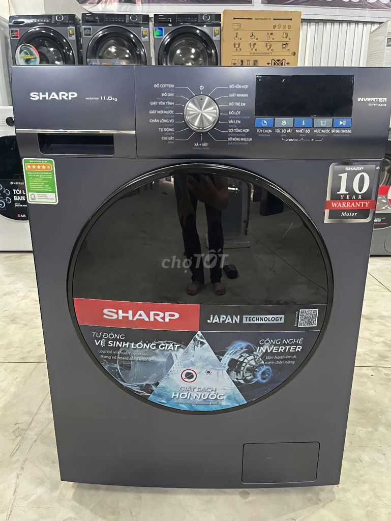Máy giặt Sharp 11kg Mới. Mua bán Máy giặt tại Quận Gò Vấp Tp Hồ Chí Minh được đăng bởi Điện Máy Giá Kho Miền Nam hình 1